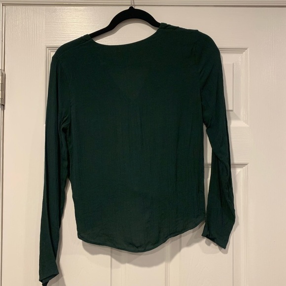 & Other Stories Twist Cross Front Long Sleeve Blouse - Picture 2 of 4